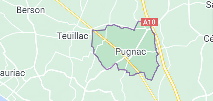 Google map Pugnac
